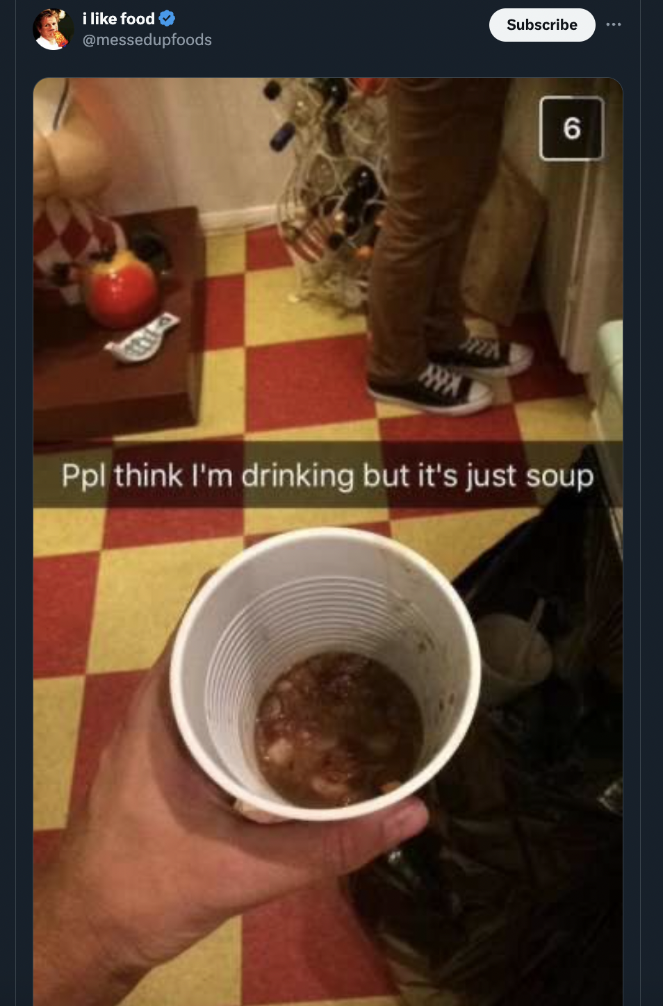 funny food snaps - i food Subscribe 6 Ppl think I'm drinking but it's just soup